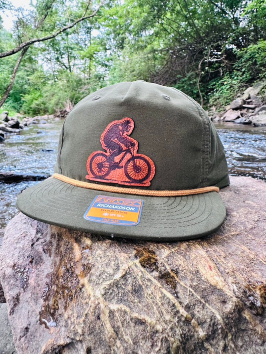 Bigfoot Shredder Leather Patch Hat