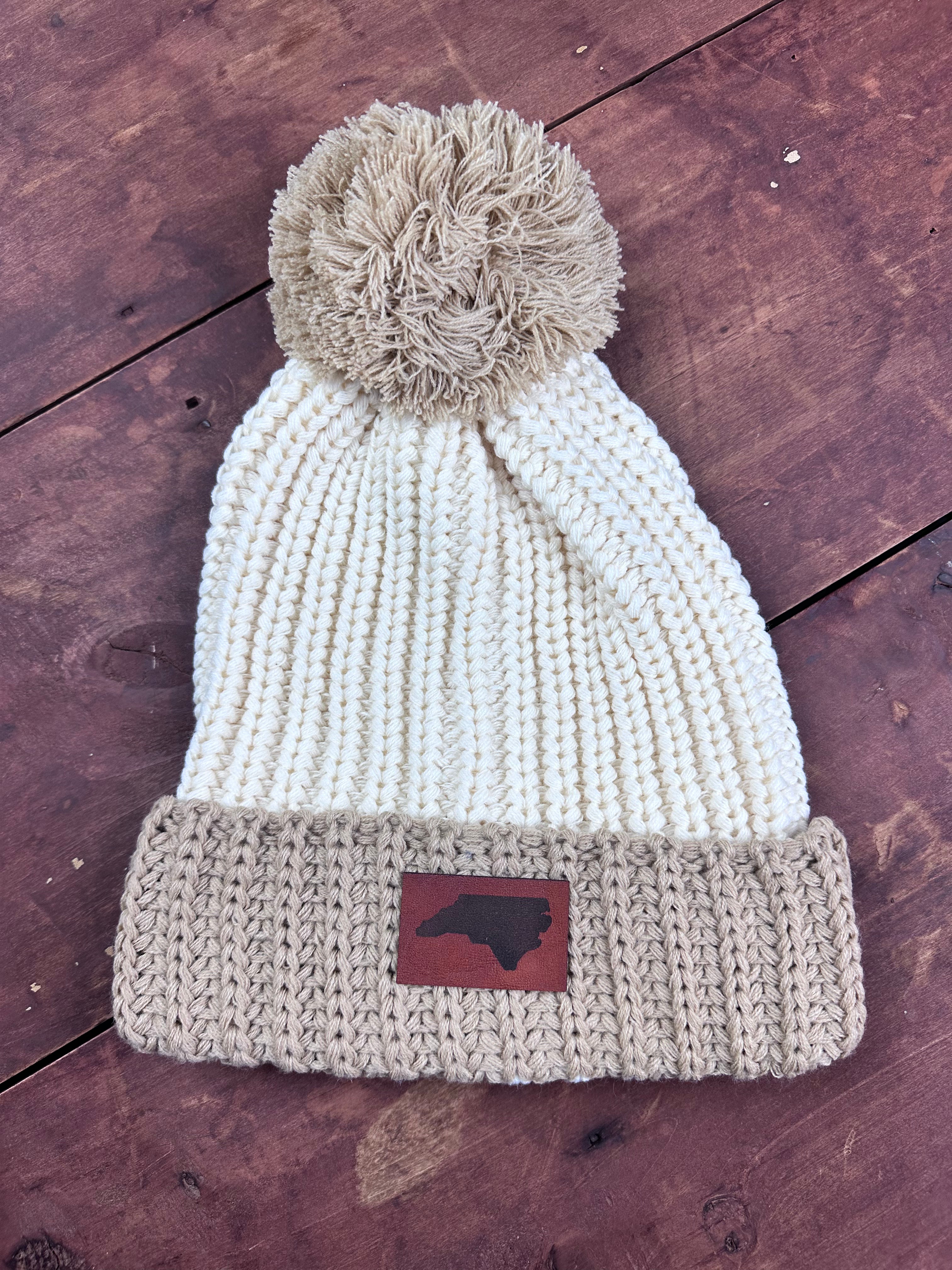 Beanies with Leather Patches