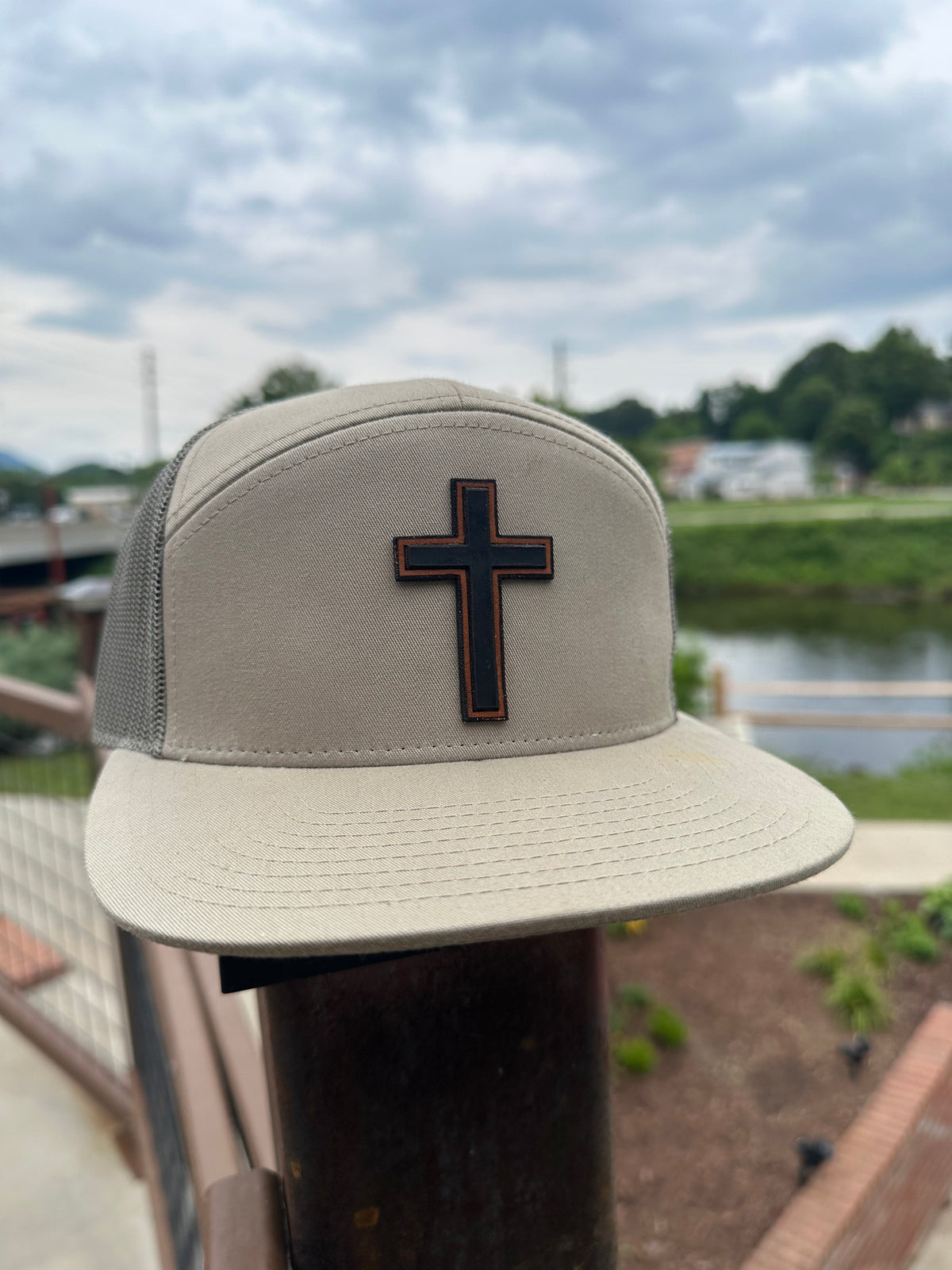 Dad Life Leather Patch Hat