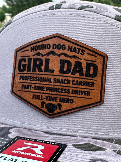 Dad Life Leather Patch Hat