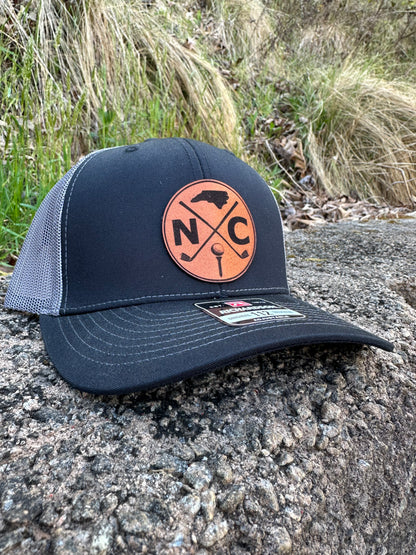 Dad Life Leather Patch Hat