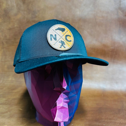 Bigfoot Leather Patch Hat | Bigfoot gift | Bigfoot Hat | Bigfoot is real | Gift for dad | Sasquatch hat