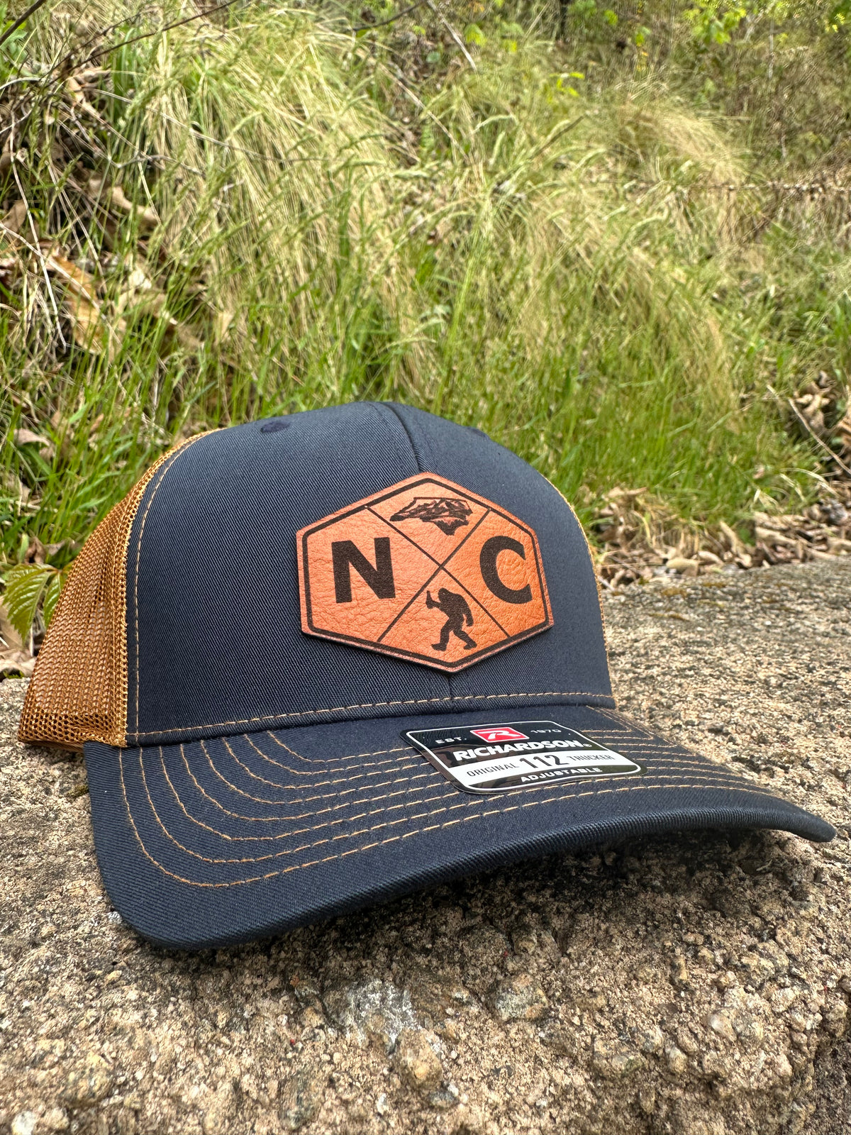 Dad Life Leather Patch Hat