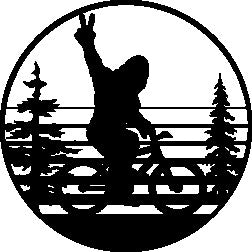 Bigfoot on Bicycle